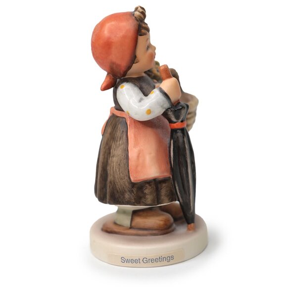 Vintage Hummel Goebel "Sweet Greetings" Girl Figurine W Germany 1965 Porcelain - Picture 2 of 5